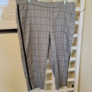 Plaid Tuxedo Stripe Pant